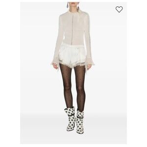 Isabel Marant Silk Lace Trimmed Shorts size 36